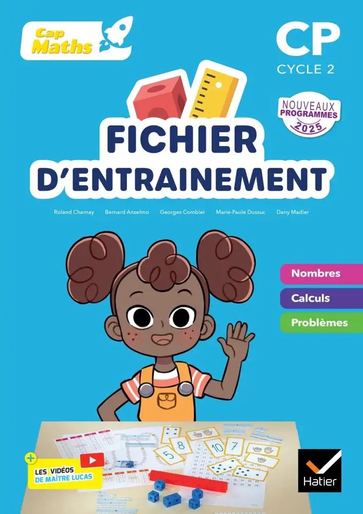 HATIER - Cap Maths CP 2025 + Cahier Geometrie