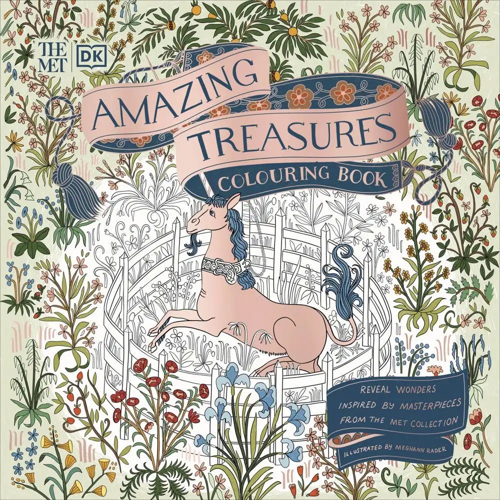 DK CHILDREN - The Met Amazing Treasures Colouring Book