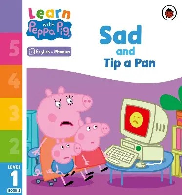 Ladybird - Learn with Peppa Phonics Level 1 Book 2 Sad And Tip a Pan