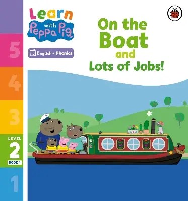 Ladybird - Learn with Peppa Phonics Level 2 Book 1  On the Boat and Lots of Jobs!