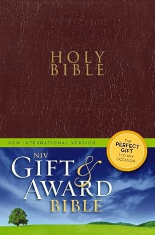 HOLY BIBLE - Gift Award Bible Brown