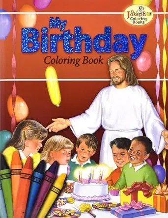 BIBLE SOCIETY - MY BIRTHDAY COLORING BOOK