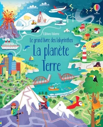 USBORNE - La planete Terre - Le grand livre des labyrinthes