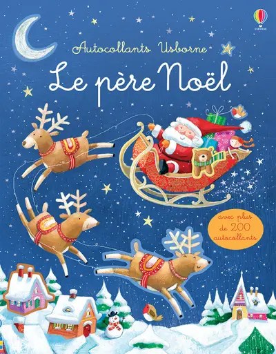 USBORNE - Le pere Noel - Premiers autocollants