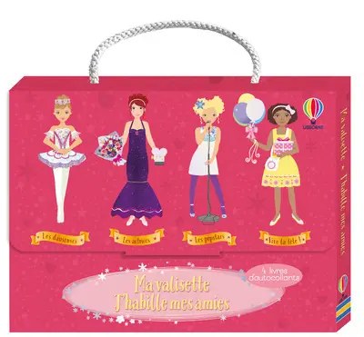 USBORNE - Ma valisette J'habille mes amies Les danseuses, Les actrices, Les popstars et Vive la fete