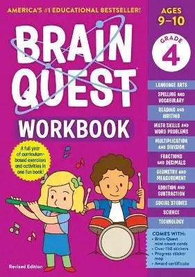 WORKMAN PUBLISHING - Brain Quest Workbook: 4th Grade (Revised Edition) - Gregorich, Barbara + Publis