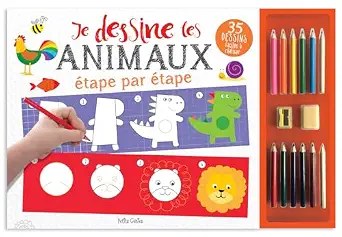 PETITS GENIES - Je Dessine Les Animaux Etape Par Etape