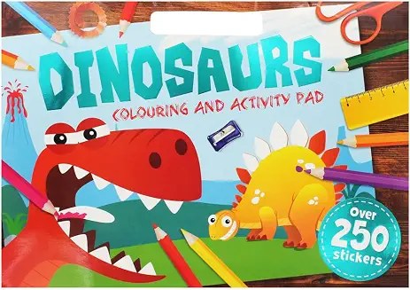 DAM - A3 Colouring Pad Dinosaurs Colouring And Activity Pad