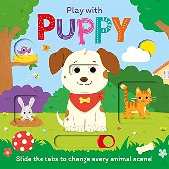 IGLOO BOOKS - Peekaboo Sliders - Play With Puppy