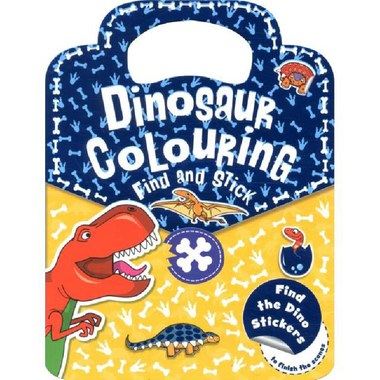 IGLOO BOOKS - Ultimate Shape Colouring - Dinosaur Stick And Find