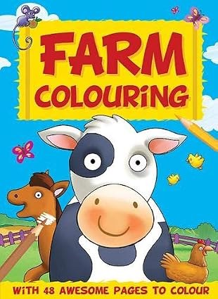 IGLLO BOOKS - Super Colouring Fun - Farm Colouring