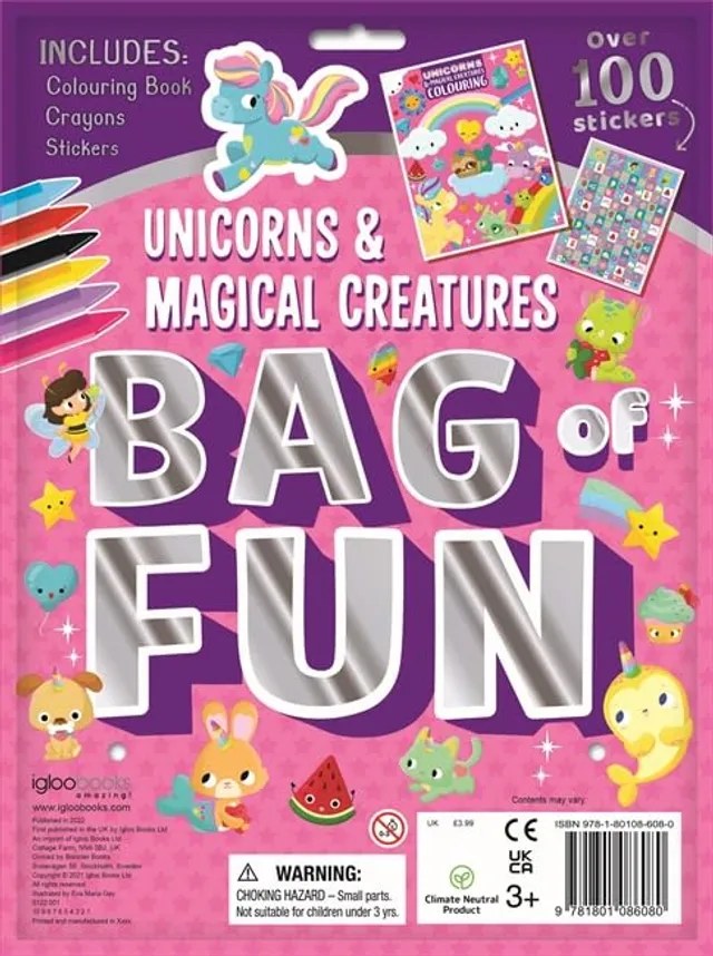 IGLOO BOOKS - Activity Bags 5 - Unicorns And Magical Creatures B