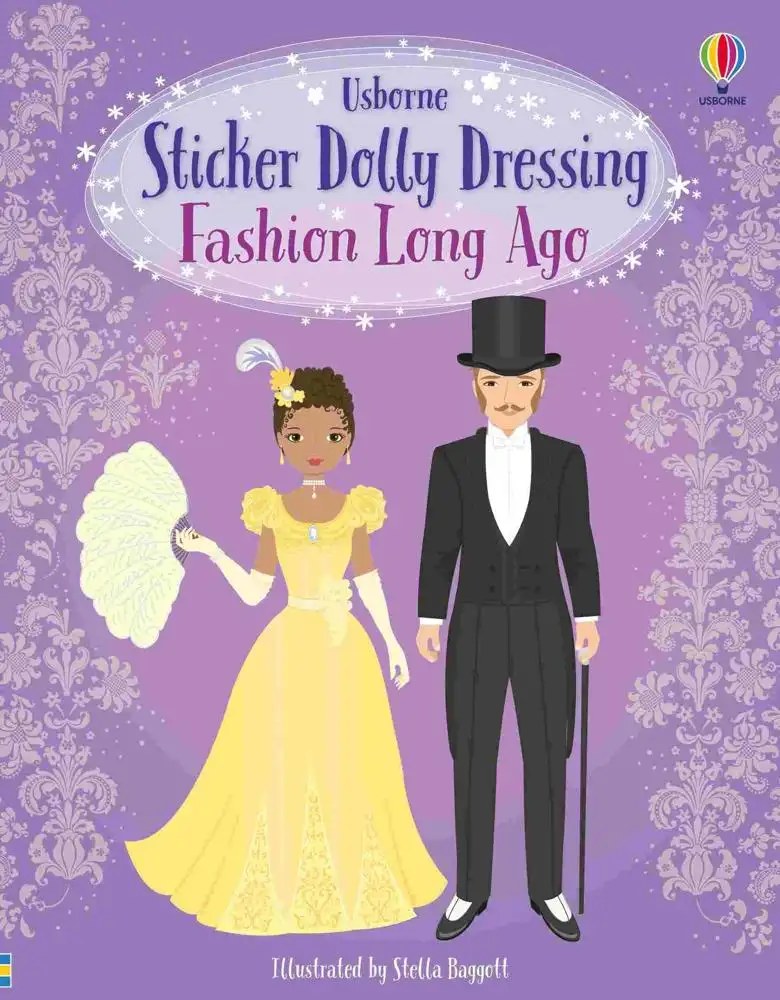 Usborne Publishing Ltd - Sticker Dolly Dressing Fashion Long Ago