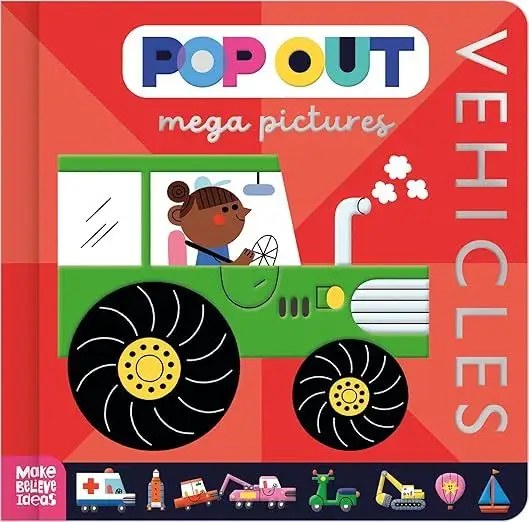 MAKE BELIEVE IDEAS - Pop Out Mega Pictures Vehicles