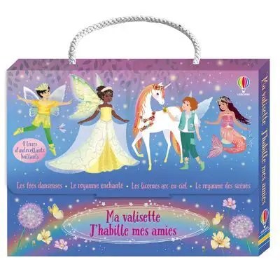 USBORNE - Ma valisette J'habille mes amies Les fees danseuses, Le royaume enchante, Les licornes arc