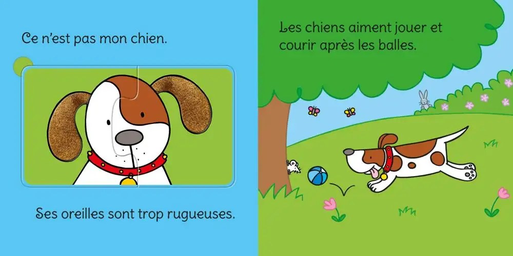 USBORNE - Les animaux - Mon premier livre puzzle tout doux - Des 1 an - Watt, Fiona + Wells, Rachel