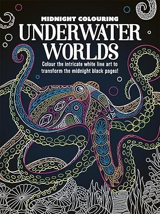 IGLOO BOOKS - Mind Spa Neon Watercolour - Underwater Worlds