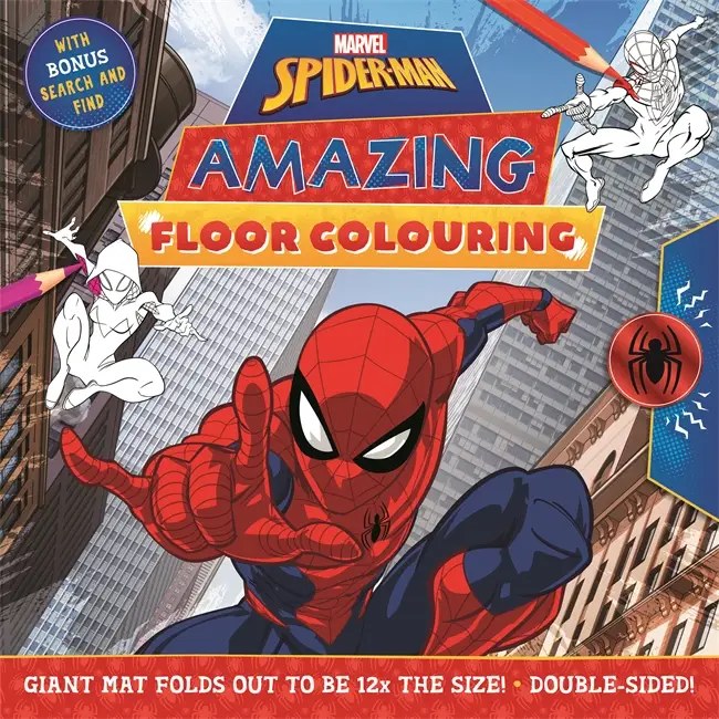 AUTUMN PUBLISHING - MArvel Spider Man Amaizing Floor Colouring