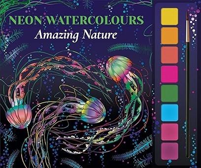 IGLOO BOOKS - Mind Spa Neon Watercolour - Amazing Nature