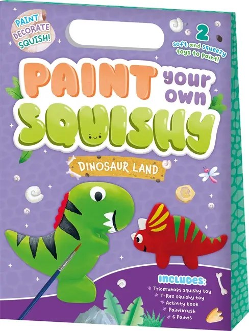 Igloo Books Ltd - Paint Your Own Squishy: Dinosaur Land