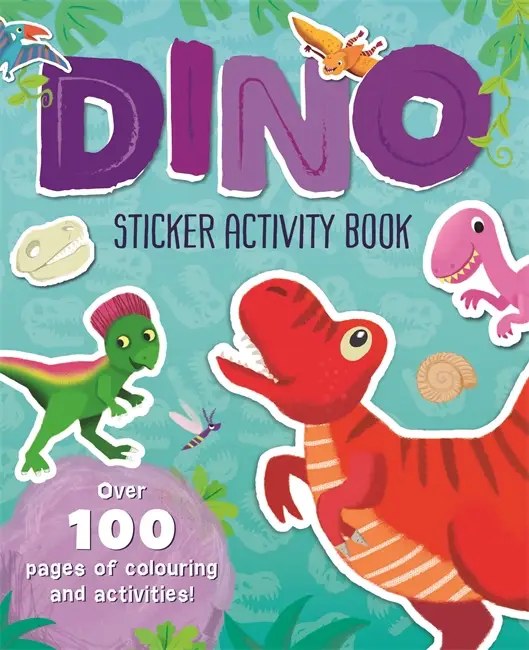IGLOOBOOKS - Dino Stickers Activity Book