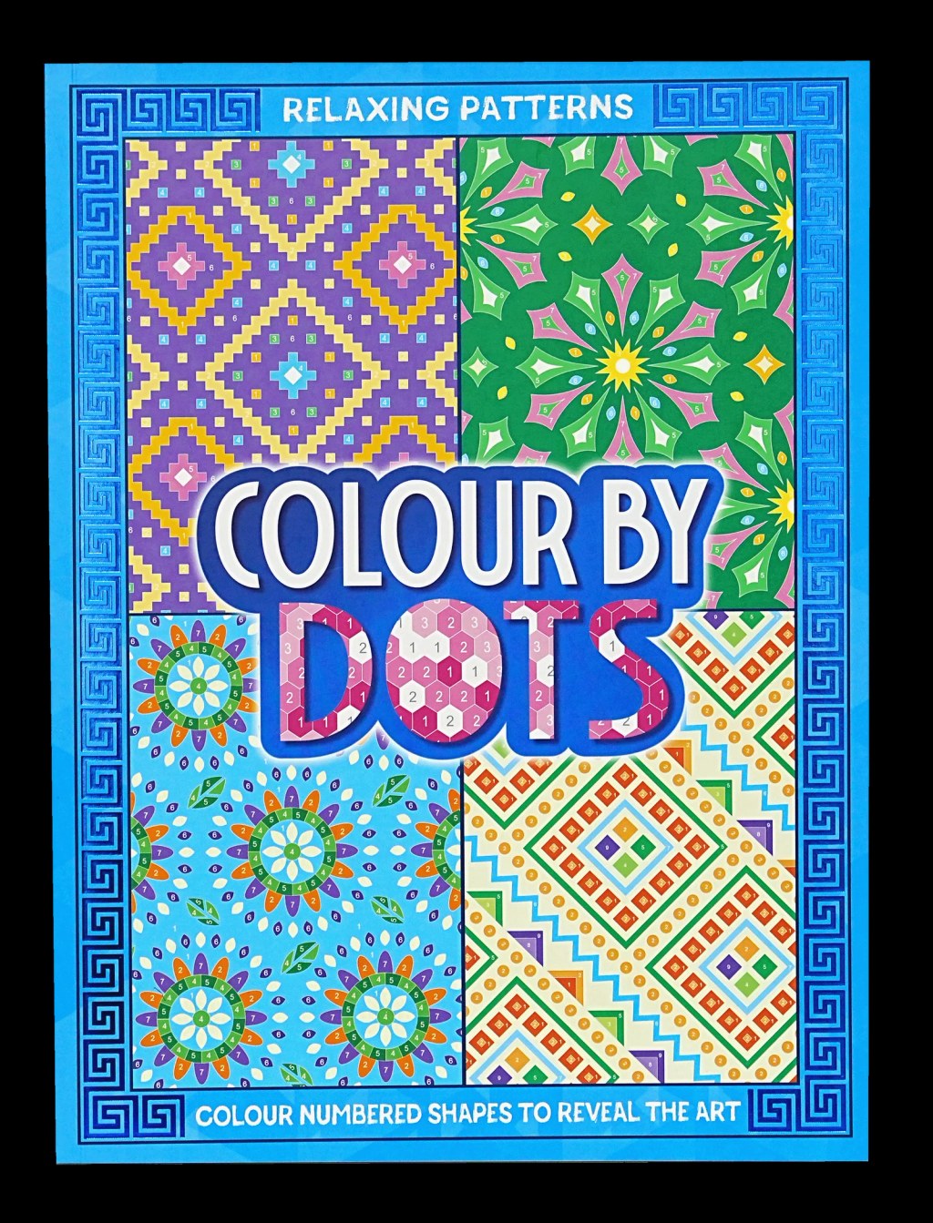 IGLOO BOOKS - Relaxing Patterns - Colour By Dots