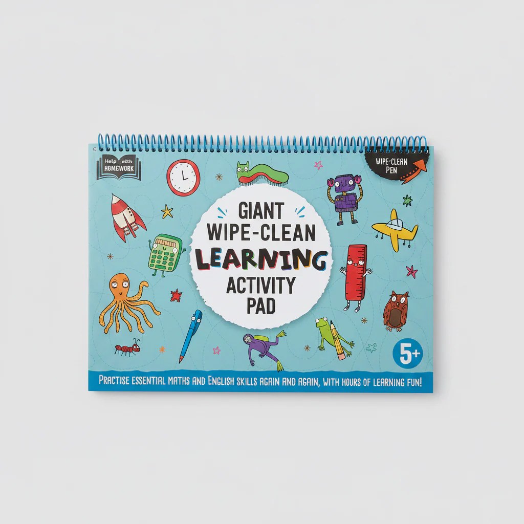 AUTUMN PUBLISHING - 5+ Giant Wipe - Clean Learning Activity Pad