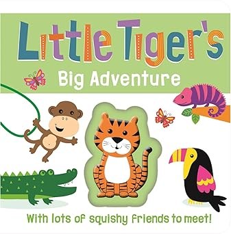 IGLOO BOOKS - 3D Touch & Feel Fun - Little Tiger's Big Adventure