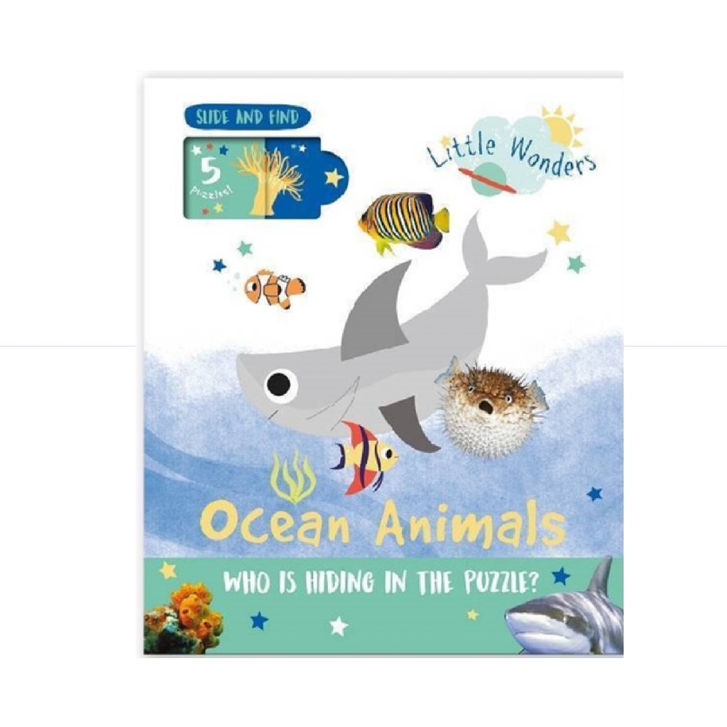 NORTH PARADE - Little Wonders Puzzle Slider Books - Ocean Animals