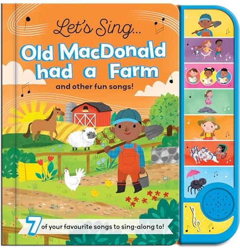 NORTH PARADE - 7 Button Sound Book - Old Macdonald