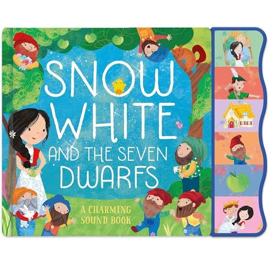 NORTH PARADE - Wavy Module 6 Button Sound Book - Snow White