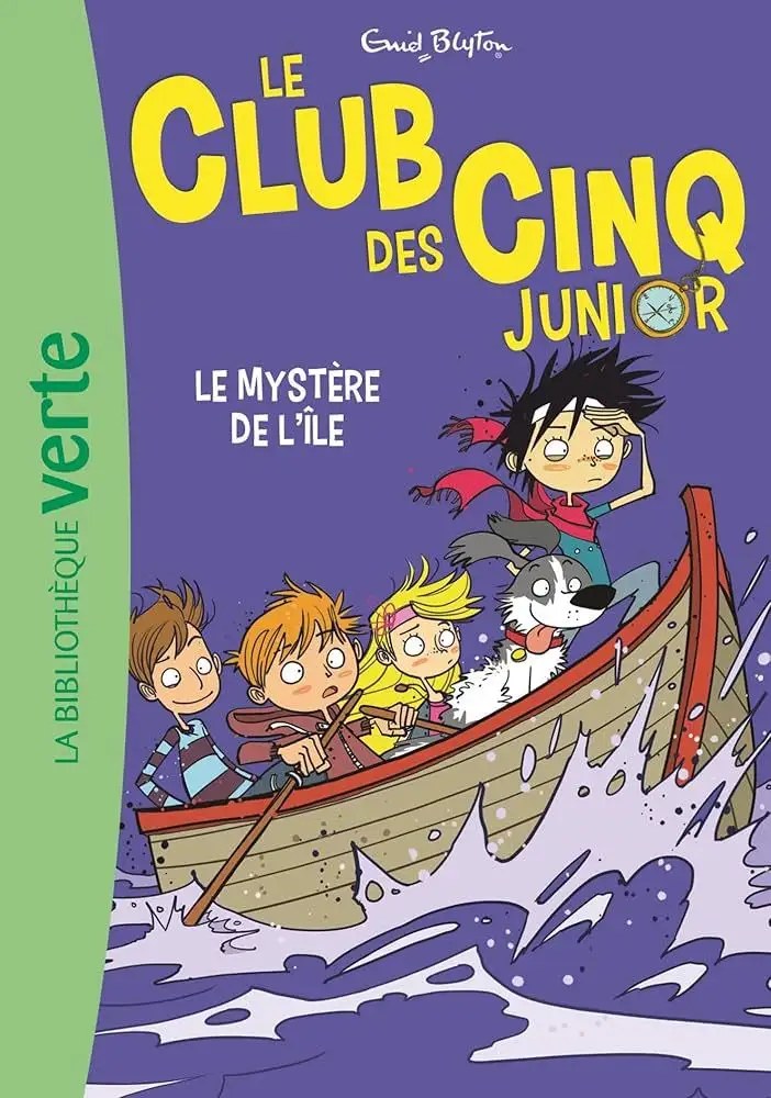 HACHETTE JEUN. - Le Club des Cinq Junior 02 - Le Mystere de l'ile - Blyton, Enid
