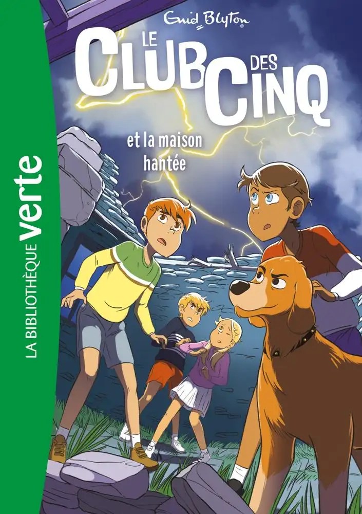 HACHETTE JEUN. - Le Club des Cinq 16 NED - Le Club des Cinq et la maison hantee - Blyton, Enid