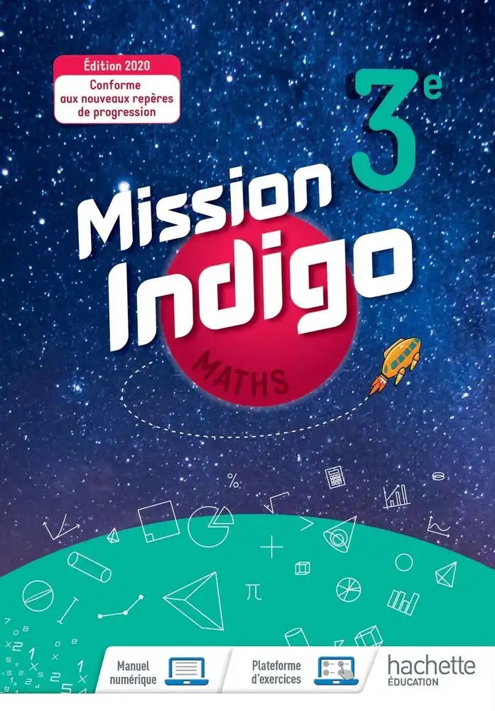 HACHETTE - Maths Mission Indigo 3eme 20