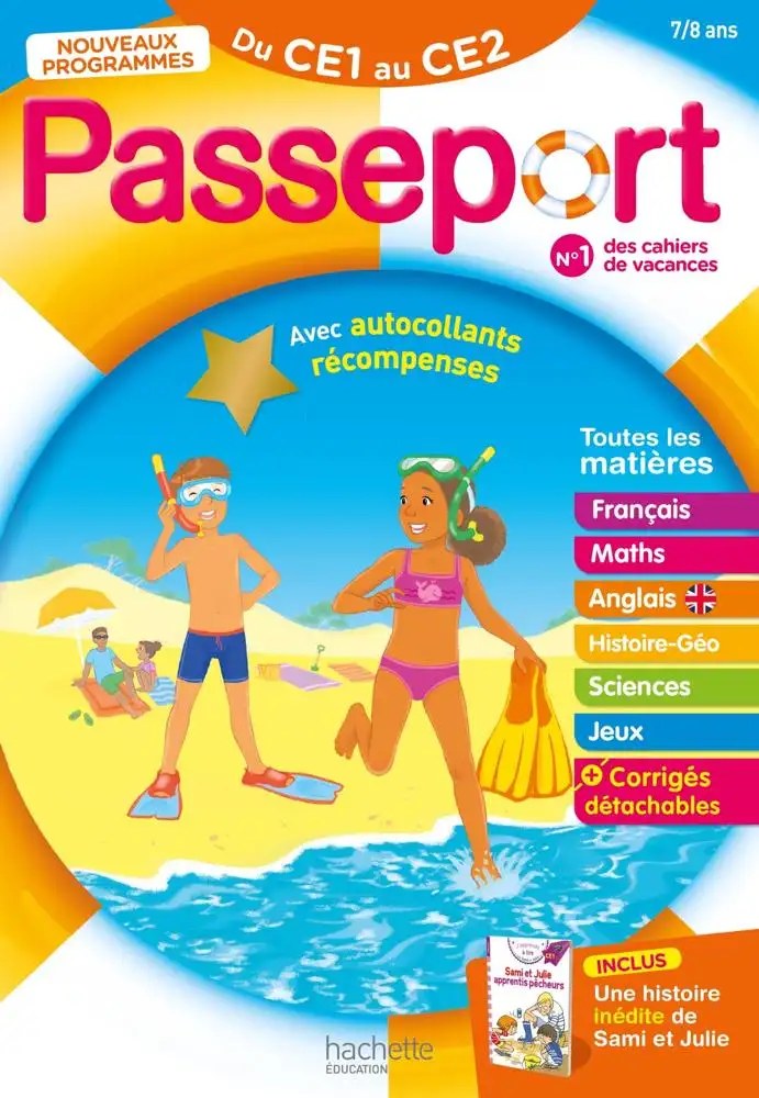 HACHETTE - Passeport Du Ce1 Vers Ce2