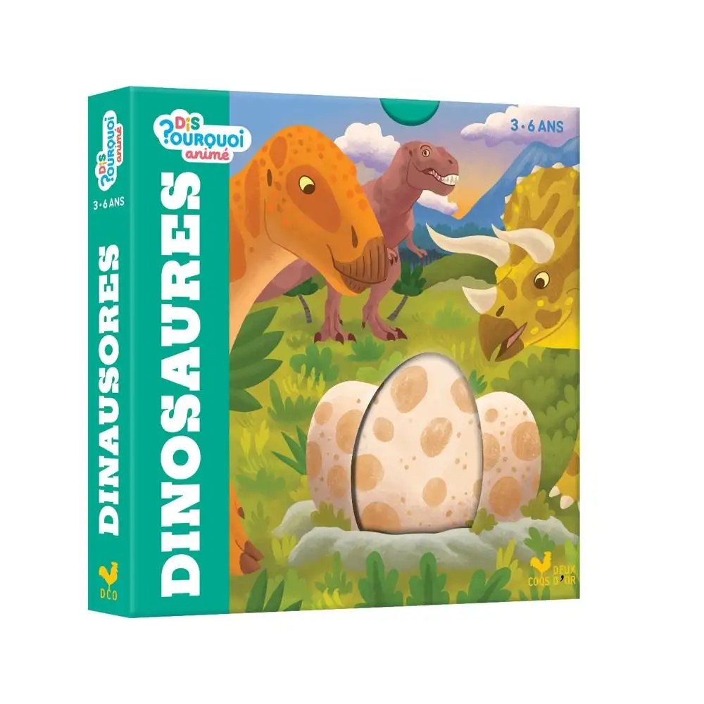DEUX COQS D OR - Dis pourquoi anime - les dinosaures