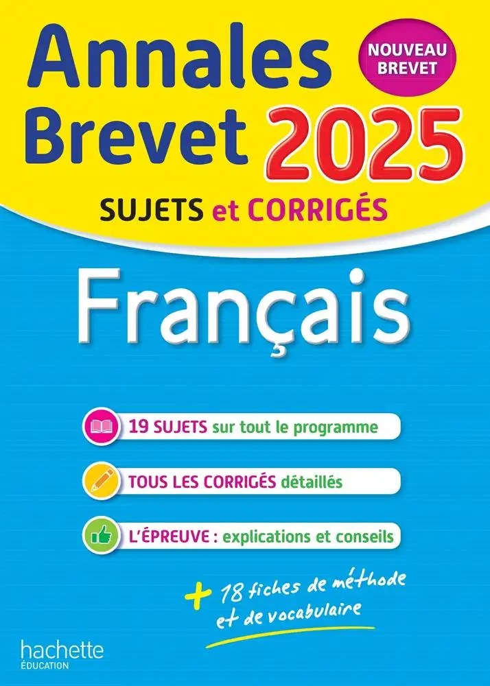 HACHETTE EDUC - Annales BREVET 2025 - Francais 3e - sujets et corriges - Reaute, Brigitte + Laskar,