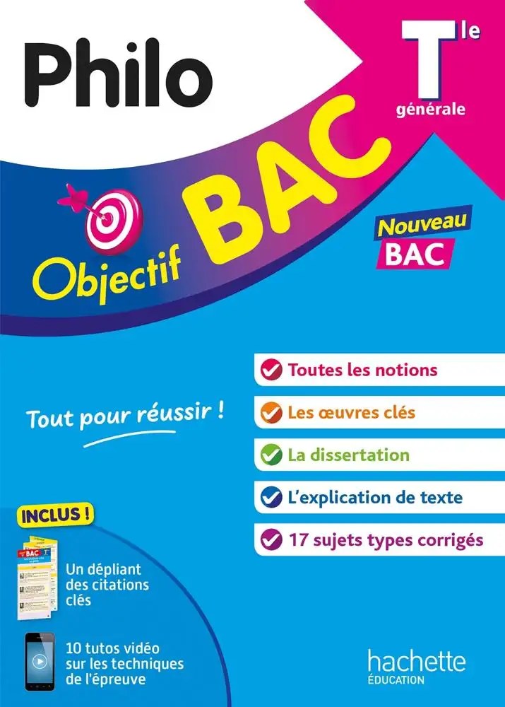 HACHETTE - Objectif Bac Philosophie Tle 2026