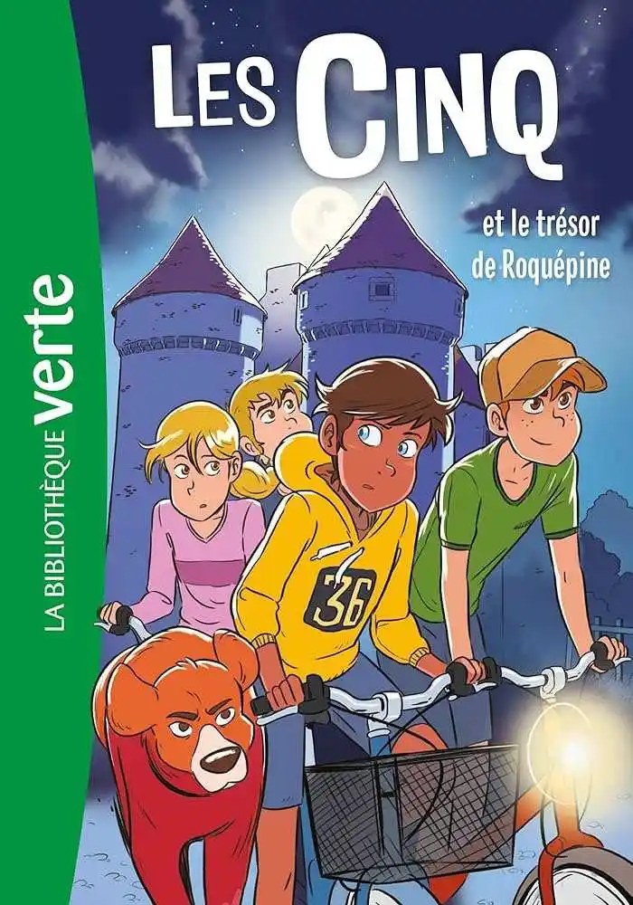 HACHETTE JEUN. - Les Cinq NED 36 - Les Cinq et le tresor de Roquepine - Voilier, Claude