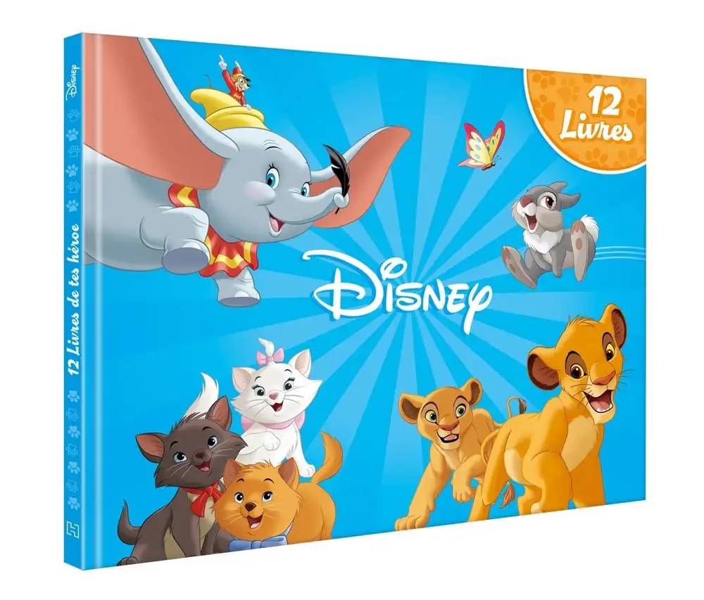 DISNEY HACHETTE - DISNEY - Coffret - Les 12 livres de tes heros
