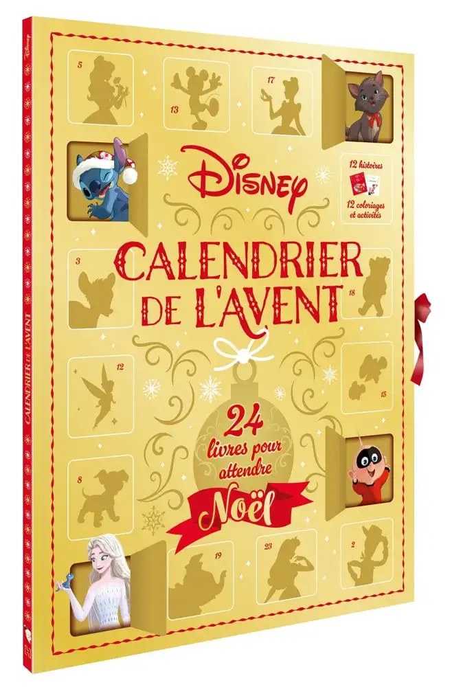DISNEY HACHETTE - DISNEY - Calendrier de l'Avent - 24 livres pour attendre Noël