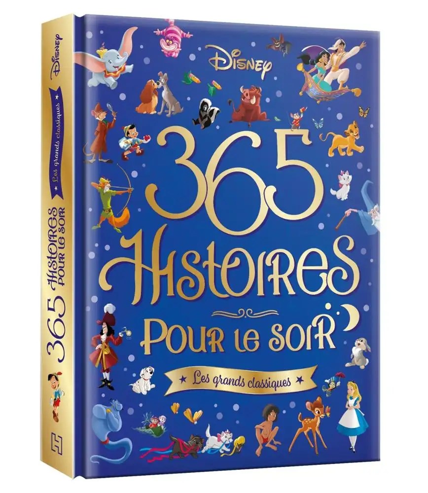 DISNEY HACHETTE - DISNEY - 365 Histoires pour le soir - Les Grands Classiques