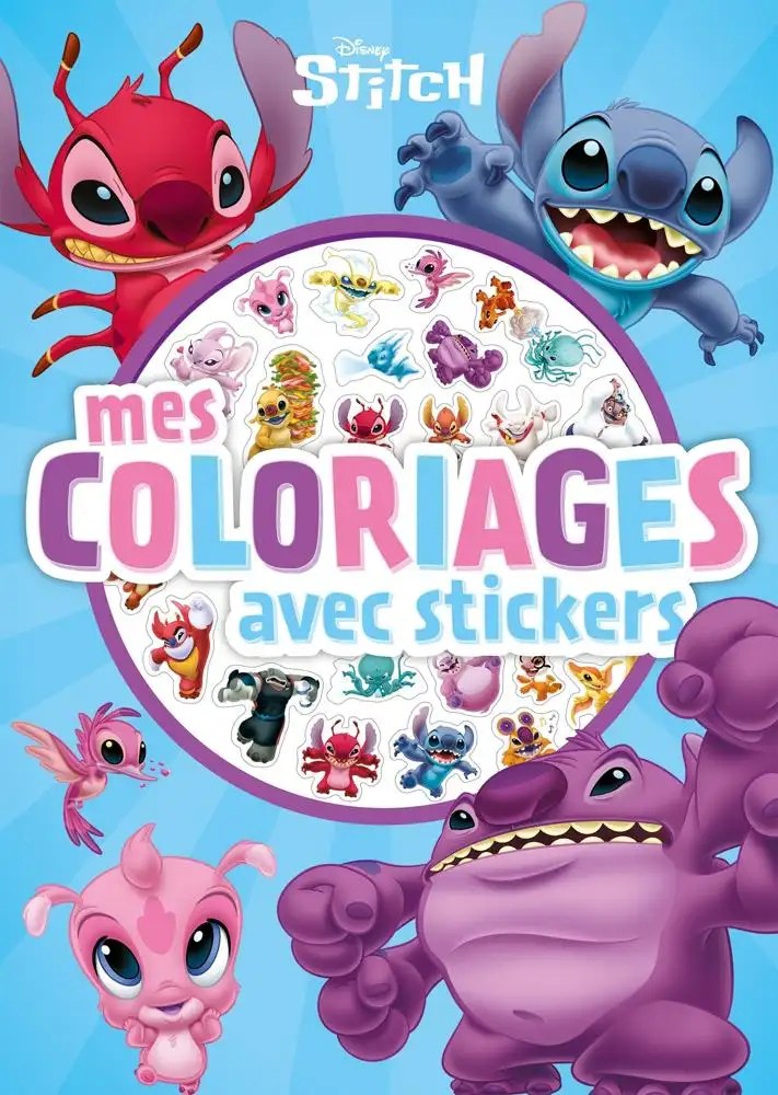 DISNEY HACHETTE - Stitch - Mes Coloriage Avec Stickers