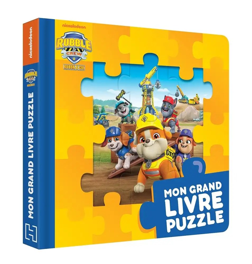 HACHETTE JEUN. - Ruben & Cie - Mon grand livre puzzle
