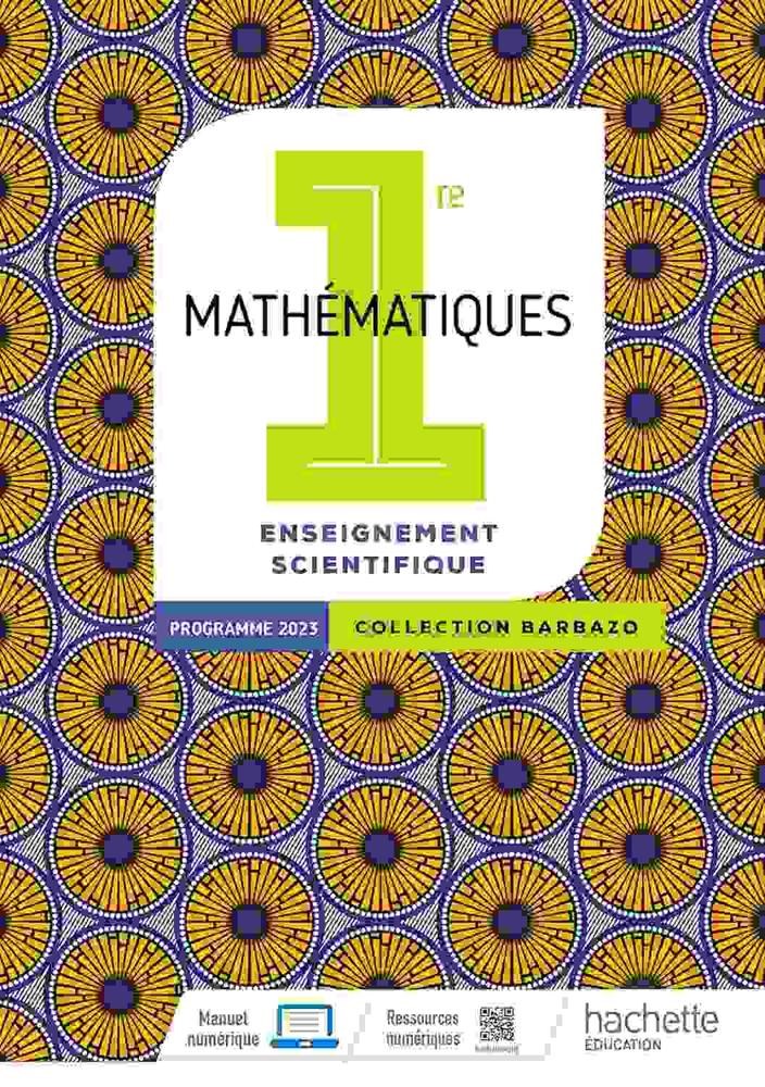 HACHETTE - Barbazo 1re Enseignement Scientifique 2023