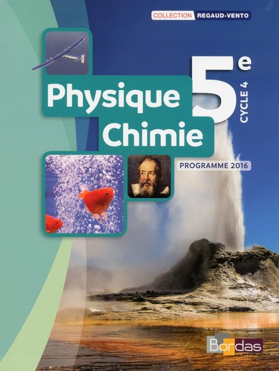 BORDAS - Physique Chimie 5eme 2017