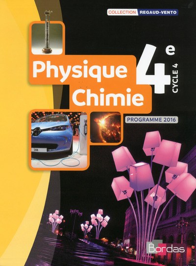 BORDAS - Physique Chimie 4eme 2017