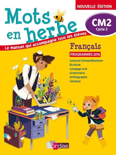 BORDAS - Mots En Herbe Cm2 Livre Prog 16