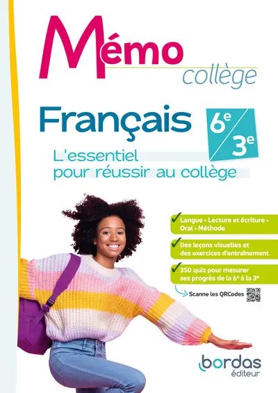 BORDAS - Memo College Francais 6eme - 3eme