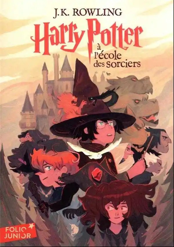 GALLIMARD JEUNE - Harry Potter a l'ecole des sorciers - Rowling, J.K. + Menard, Jean-Francois